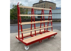 Liftable A Frame Glass Trolley