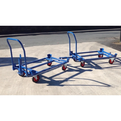 PD1000TH: Pallet Dolly 1220 x 1000 mm, Towable with Push Handle