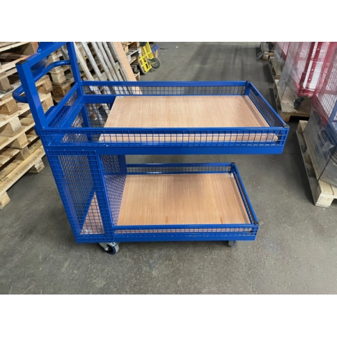 OPT100M - Order Picking Trolley with mesh lip