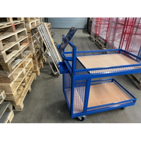 OPT100M - Order Picking Trolley with mesh lip