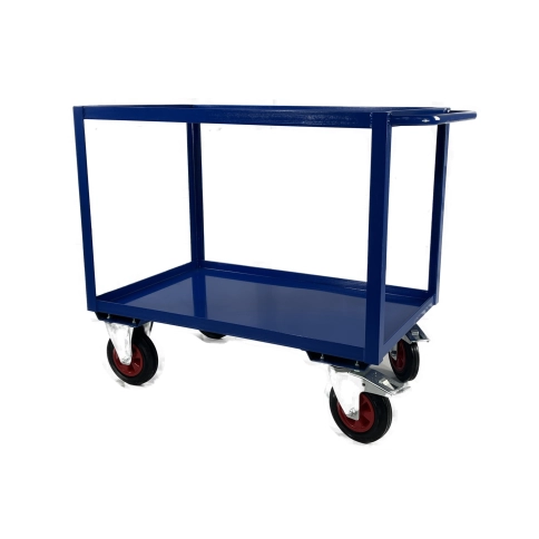 TTC1/SL:  Table Top Cart, 1000 x 600 mm, Steel Shelves with Lip