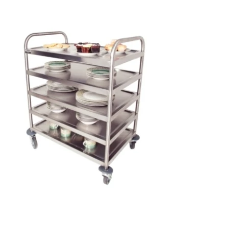 SS-TRT51 5 Tier Stainless Steel Medium Trolley