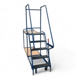 SOPT07 - Heavy Duty Stepped Picking Trolley, 5 Step, 2 Tier