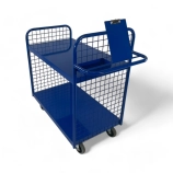 OPT102/S - Order Picking Trolley, Steel Shelves