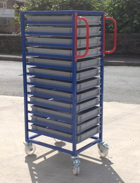 EC01 - Euro Container Trolley 1375 mm High