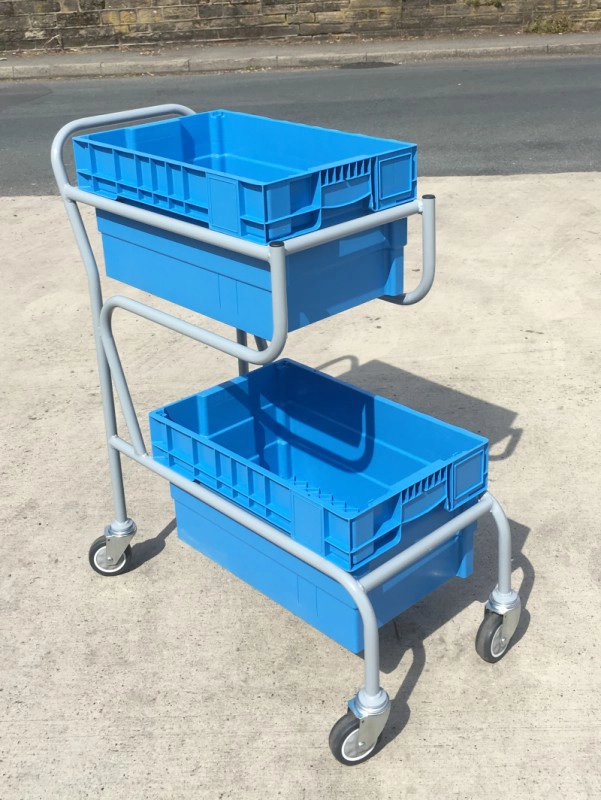 OPT108 - Twin Container Picking Trolley