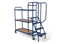 SOPT03 - Stepped Picking Trolley, 4 Step, 3 Tier