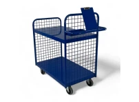 OPT102/S - Order Picking Trolley, Steel Shelves