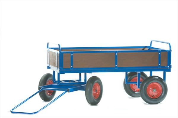 BTT1/T - Turntable Truck 1500 x 700 mm, with Wooden Sides