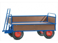BTT2/T - Turntable Truck, 1220 x 700 mm, with Wooden Sides